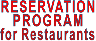RESERVATION PROGRAM for Restaurants